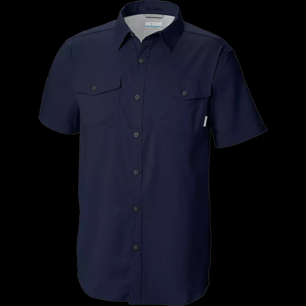 Fashion Columbia Utilizer Solid Shirt - Herre Skjorte Blå