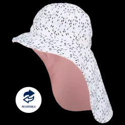 Hot Waimea UV Cap Reversible, Jr. - Børne Solhat Pink