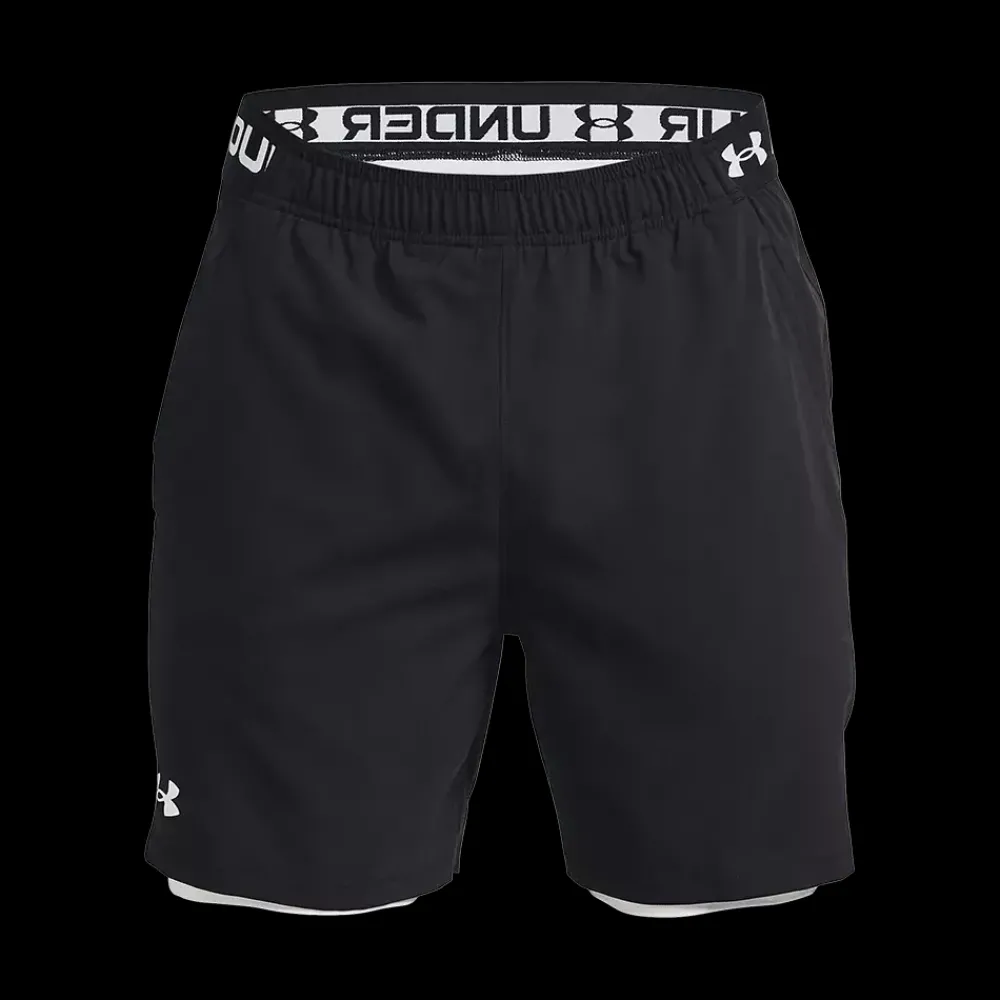 Sale Under Armour Vanish 2-in-1 Woven Shorts - Herre Træningsshorts Sort
