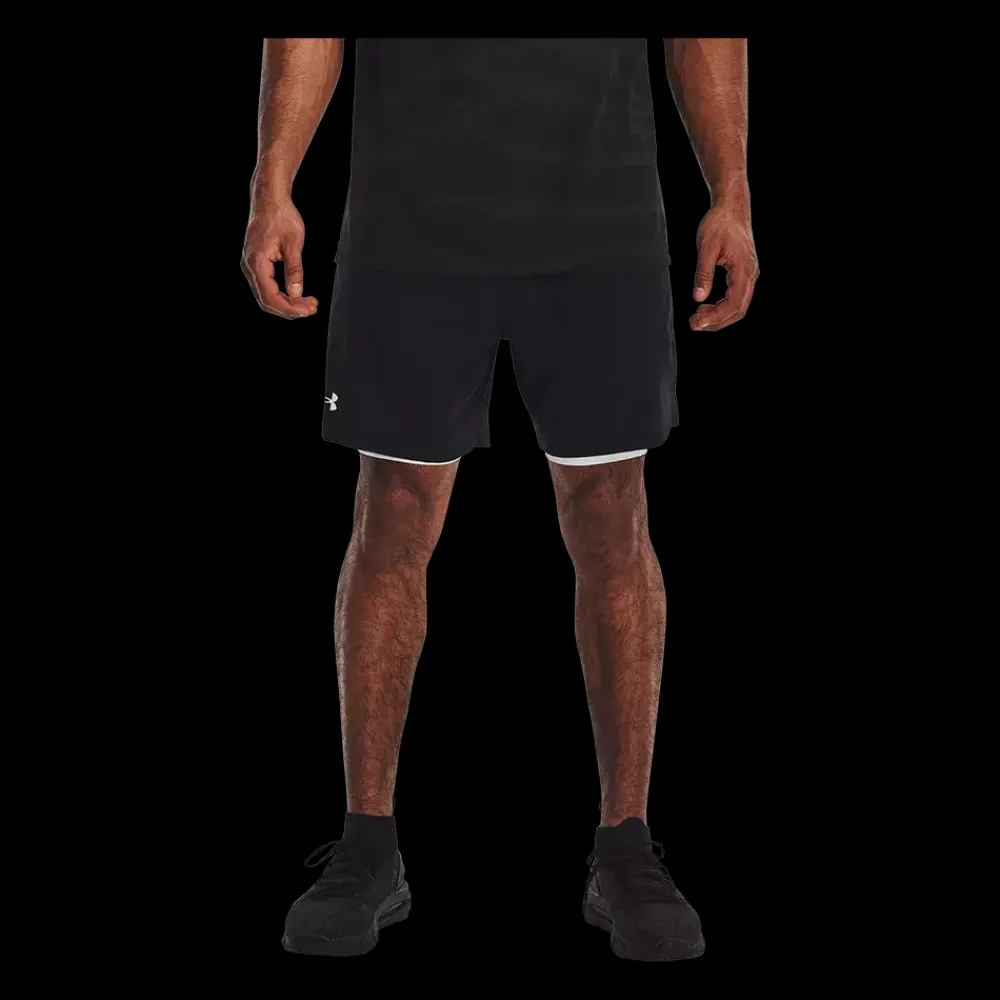 Sale Under Armour Vanish 2-in-1 Woven Shorts - Herre Træningsshorts Sort