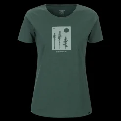 Hot 2117 of Sweden W Apelviken Tee - Dame T-shirt Grøn