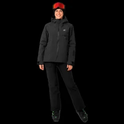 Fashion 2117 of Sweden W Avan Padded Ski Jacket - Dame Ski- og Vinterjakke Sort