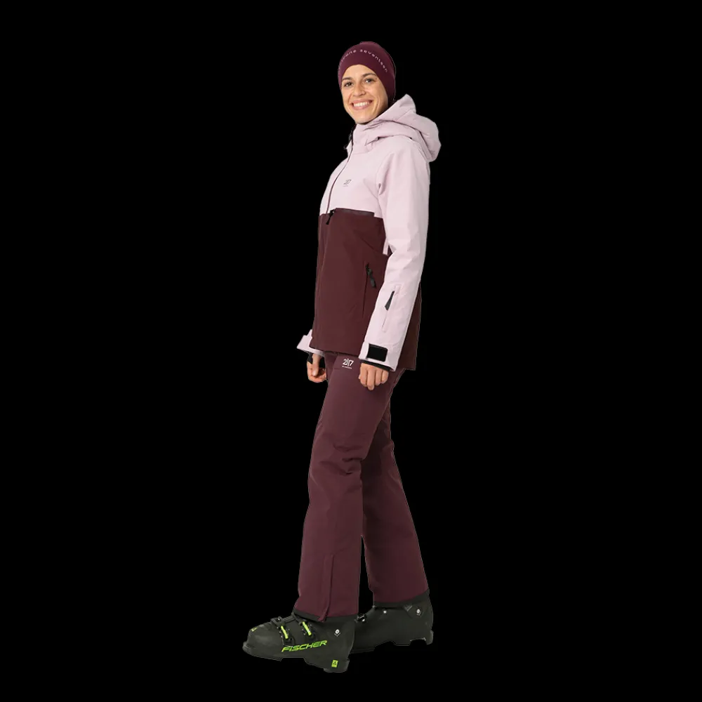 Outlet 2117 of Sweden W Avan Padded Ski Jacket - Dame Ski- og Vinterjakke Pink