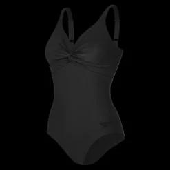 Hot Speedo W Birgitte Suit - Dame Badedragt Sort