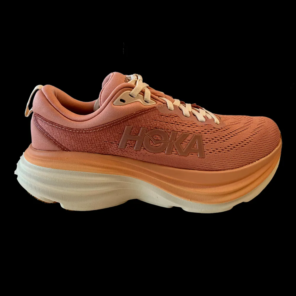 Fashion Hoka W Bondi 8 - Dame Løbesko Rød