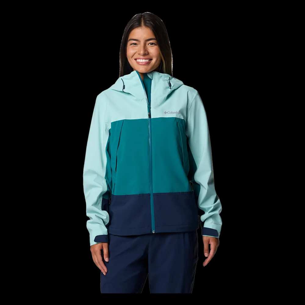 New Columbia W Boulder Fall Jacket - Dame Funktionsjakke Grøn