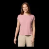 Sale Columbia W Boundless Tee - Dame T-shirt Pink
