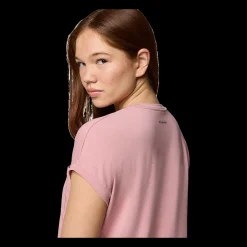 Sale Columbia W Boundless Tee - Dame T-shirt Pink
