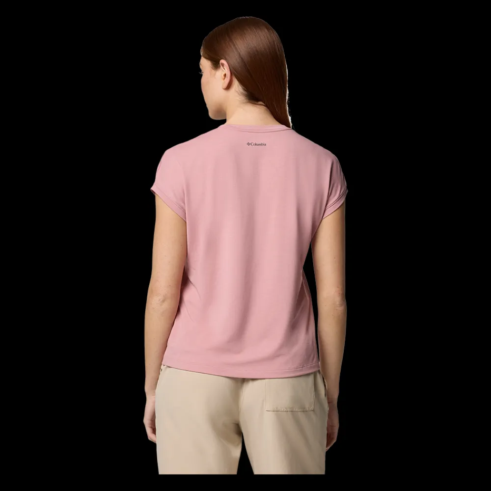 Sale Columbia W Boundless Tee - Dame T-shirt Pink