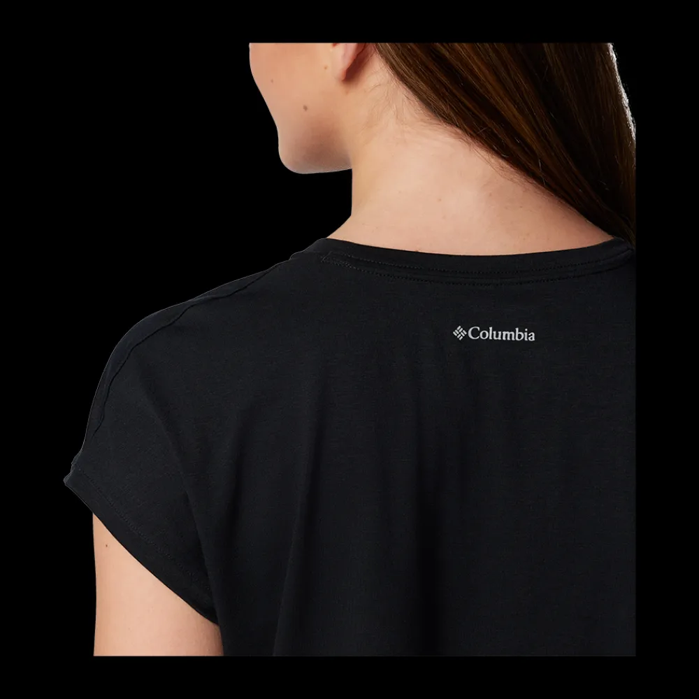 Hot Columbia W Boundless Tee - Dame T-shirt Sort
