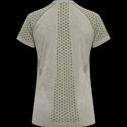 Fashion Hummel W Ci Seamless Tee - Dame T-shirt Grøn
