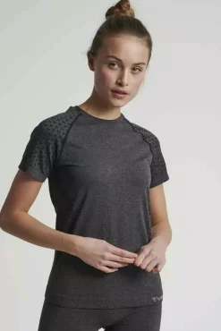 Outlet Hummel W Ci Seamless Tee - Dame T-shirt Sort