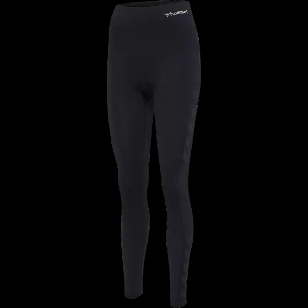 Fashion Hummel W Clea Seamless Mid Waist Tight - Dame Trænings Tights Sort