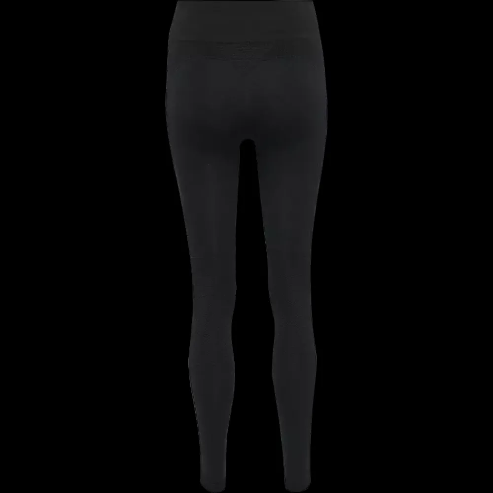 Fashion Hummel W Clea Seamless Mid Waist Tight - Dame Trænings Tights Sort