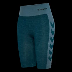 Fashion Hummel W Clea Seamless Shorts - Korte Dame Tights Grå