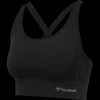 Best Hummel W Clea Seamless Sport Top - Dame Sports BH Sort