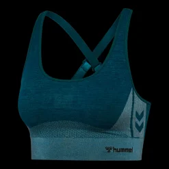 Online Hummel W Clea Seamless Sport Top - Dame Sports BH Grå