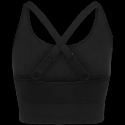 Best Hummel W Clea Seamless Sport Top - Dame Sports BH Sort