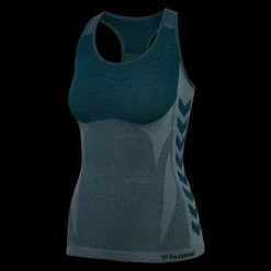 Best Hummel W Clea Seamless Top - Dame Top Grå