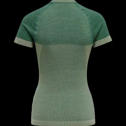 Sale Hummel W Clea Seamless T-Shirt - Dame Fitness T-Shirt Grøn