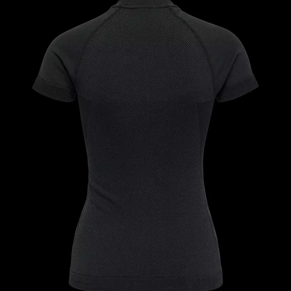 Online Hummel W Clea Seamless T-Shirt - Dame Fitness T-Shirt Sort