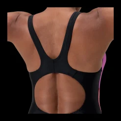 Online Speedo W Colorblock Suit - Dame Badedragt Sort