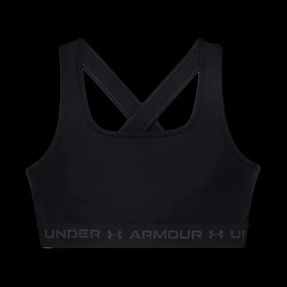 Best Under Armour W Crossback Mid Bra - Dame Sports-BH Sort