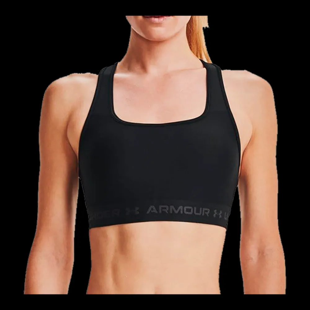 Best Under Armour W Crossback Mid Bra - Dame Sports-BH Sort