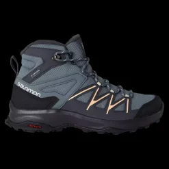 Sale Salomon W Daintree Mid GTX - Dame Outdoor Sko Grå