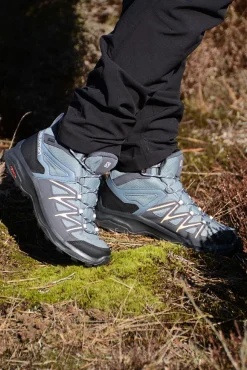 Sale Salomon W Daintree Mid GTX - Dame Outdoor Sko Grå