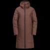 Hot Jack Wolfskin W Deutzer Coat - Dame Vinterjakke Rød