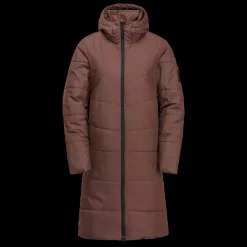 Hot Jack Wolfskin W Deutzer Coat - Dame Vinterjakke Rød