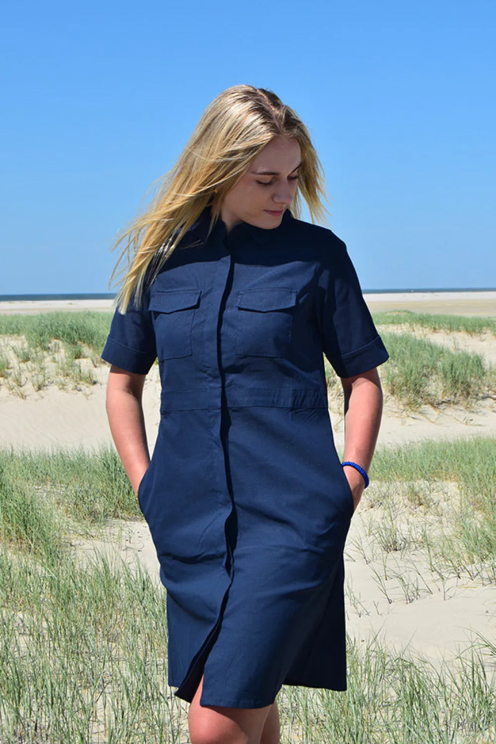 Outlet Marine W Dress Quick Dry - Dame Kjole Blå