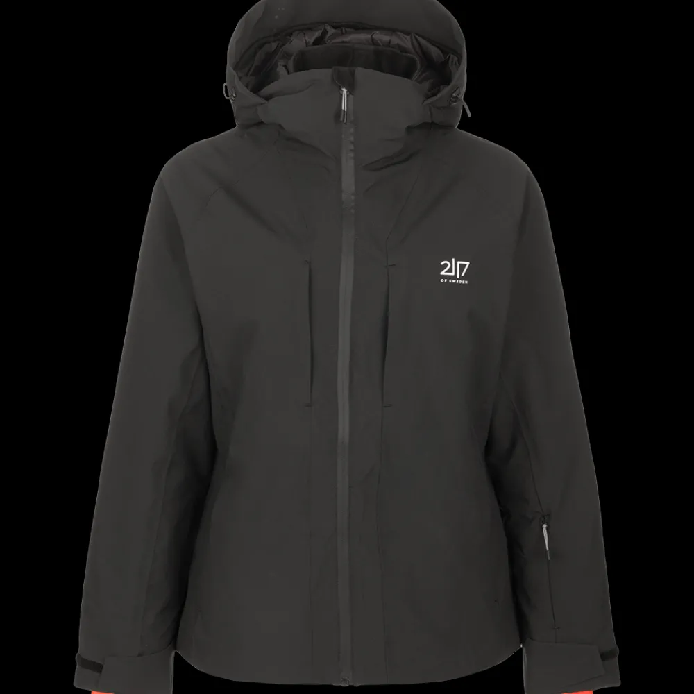 Best 2117 of Sweden W Edum Padded Ski Jacket - Dame Ski- og Vinterjakke Sort