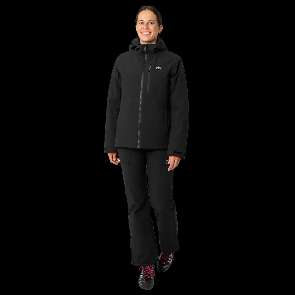 Best 2117 of Sweden W Edum Padded Ski Jacket - Dame Ski- og Vinterjakke Sort