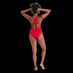 Best Speedo W Endu+ Medalist - Dame Badedragt Rød