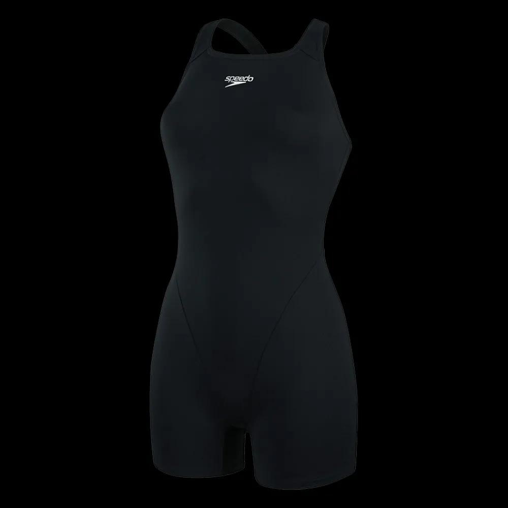 New Speedo W Endurance+ Legsuit - Dame Badedragt med ben Sort
