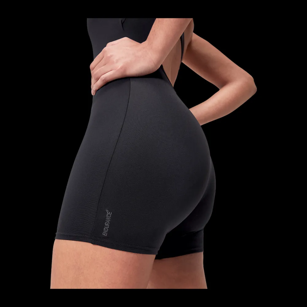 New Speedo W Endurance+ Legsuit - Dame Badedragt med ben Sort