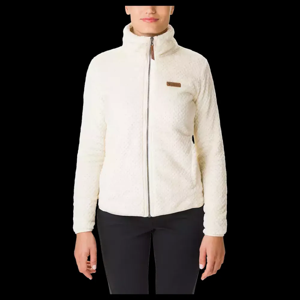 Best Columbia W Fire Side Sherpa Fleece - Dame Fleecetrøje Hvid