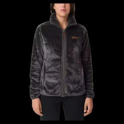 Sale Columbia W Fire Side Sherpa Fleece - Dame Fleecetrøje Sort