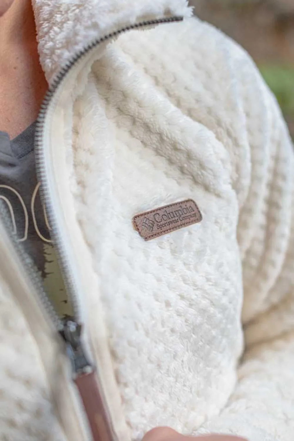 Best Columbia W Fire Side Sherpa Fleece - Dame Fleecetrøje Hvid