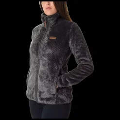 Sale Columbia W Fire Side Sherpa Fleece - Dame Fleecetrøje Sort