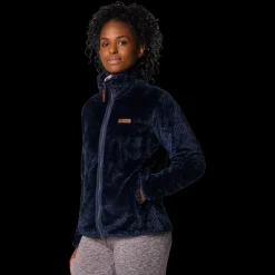 Discount Columbia W Fire Side Sherpa Fleece - Dame Fleecetrøje Blå