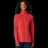 Clearance Columbia W Glacial IV Half Zip Fleece - Dame Fleecetrøje Rød