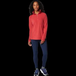 Clearance Columbia W Glacial IV Half Zip Fleece - Dame Fleecetrøje Rød