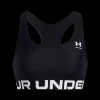 New Under Armour W HG Amid Bra - Dame Sports BH Sort
