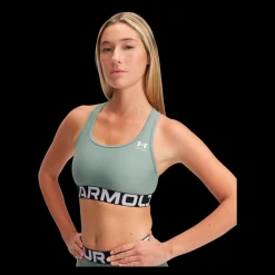 Clearance Under Armour W HG Amid Bra - Dame Sports BH Army