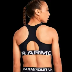 New Under Armour W HG Amid Bra - Dame Sports BH Sort