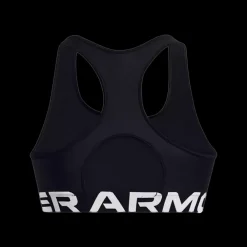 New Under Armour W HG Amid Bra - Dame Sports BH Sort
