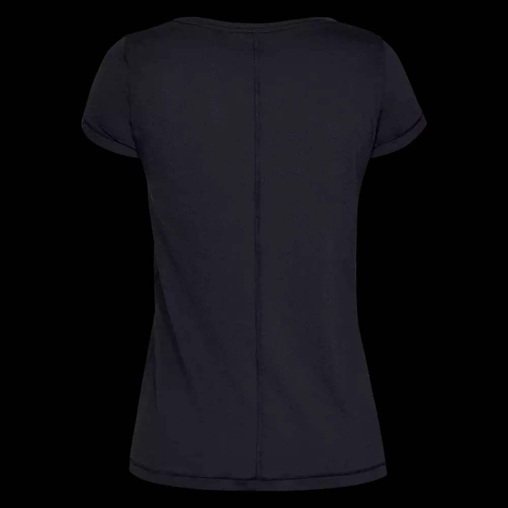 Clearance Under Armour W HG Armour T-Shirt - Dame Trænings T-shirt Sort